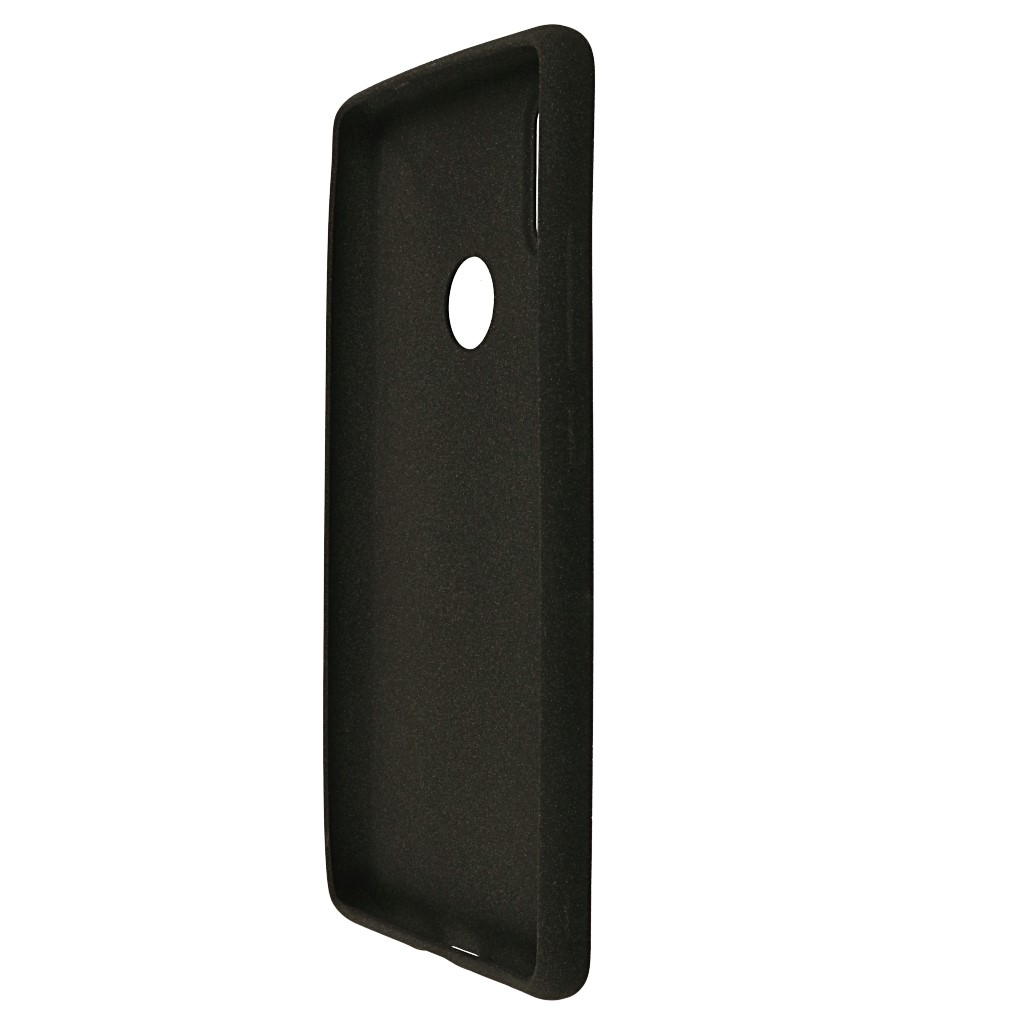 Pokrowiec etui silikonowe Plush Case czarne Xiaomi Mi 8 SE / 6
