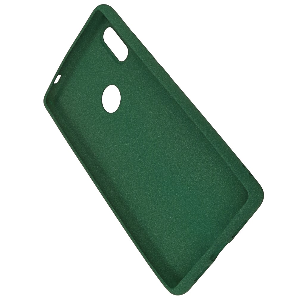 Pokrowiec etui silikonowe Plush Case zielone Xiaomi Mi 8 SE / 3