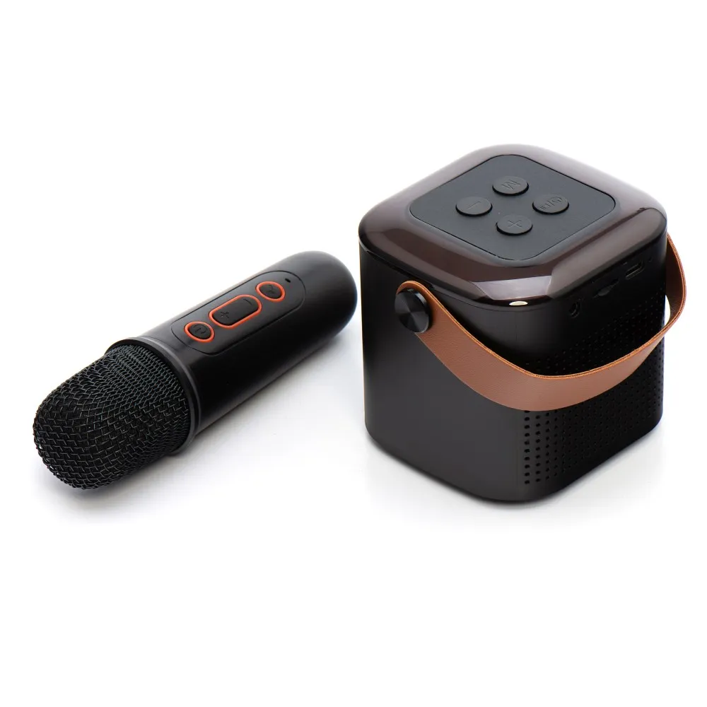 Mikrofon Zestaw karaoke LED Bluetooth Y1 czarny OnePlus Nord CE 4 Lite 5G