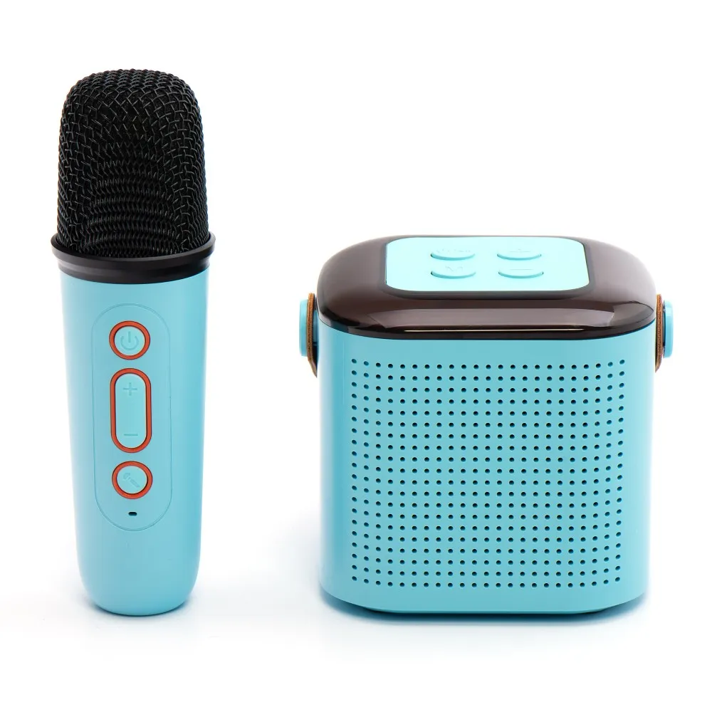 Mikrofon Zestaw karaoke LED Bluetooth Y1 niebieski ASUS Zenfone Max Plus M1 / 2
