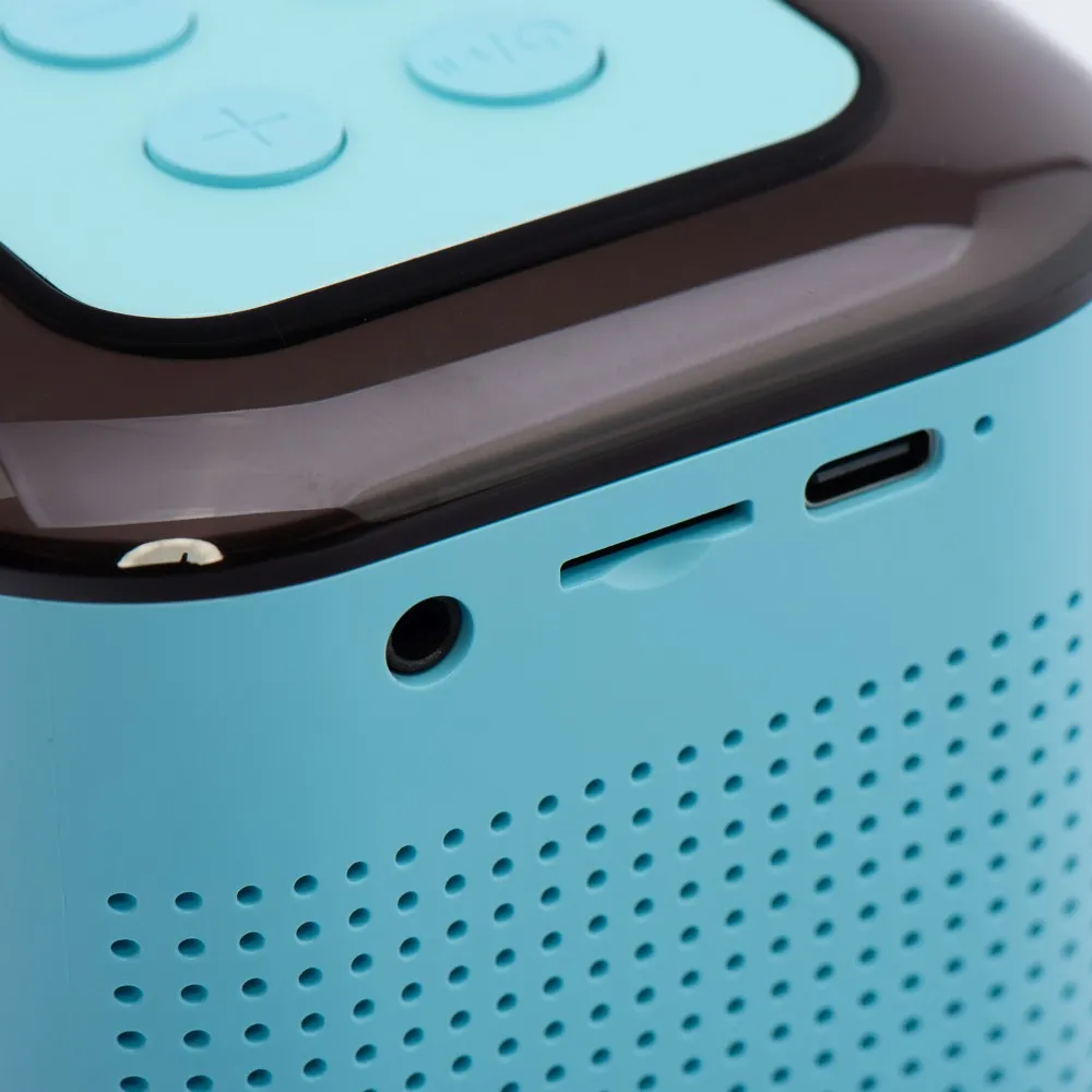 Mikrofon Zestaw karaoke LED Bluetooth Y1 niebieski HTC U24 Pro / 4