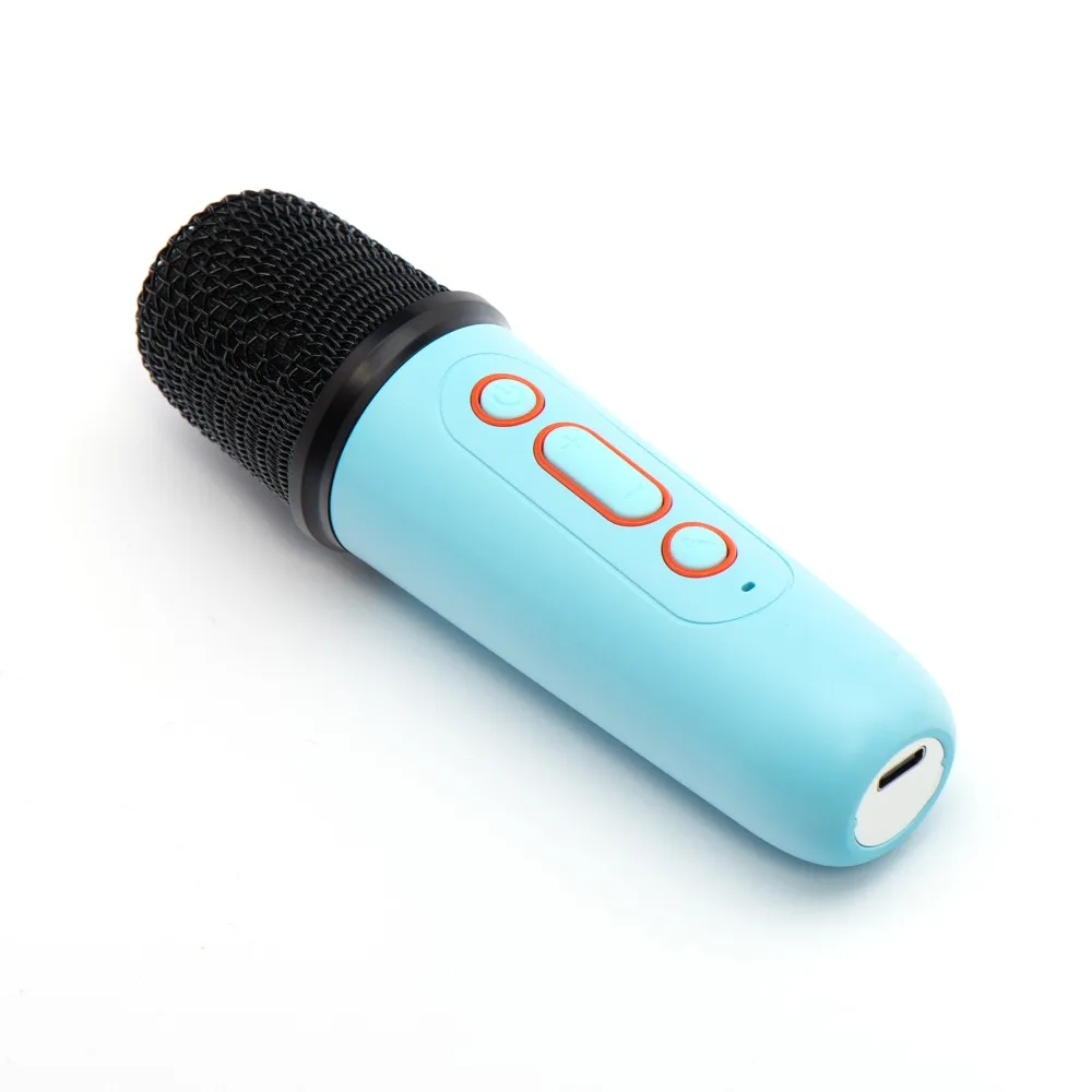 Mikrofon Zestaw karaoke LED Bluetooth Y1 niebieski HTC U24 Pro / 5