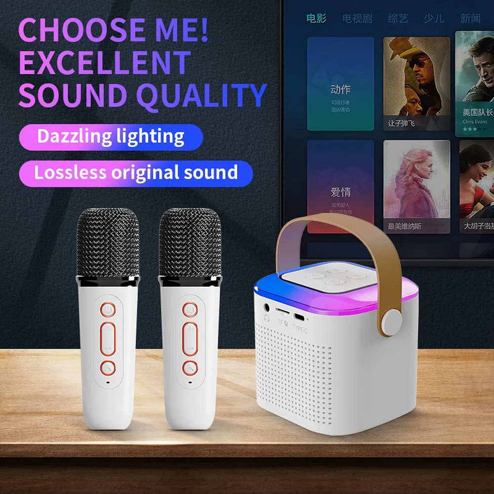Mikrofon Zestaw karaoke LED Bluetooth Y1 rowy Xiaomi Mi A2 / 3