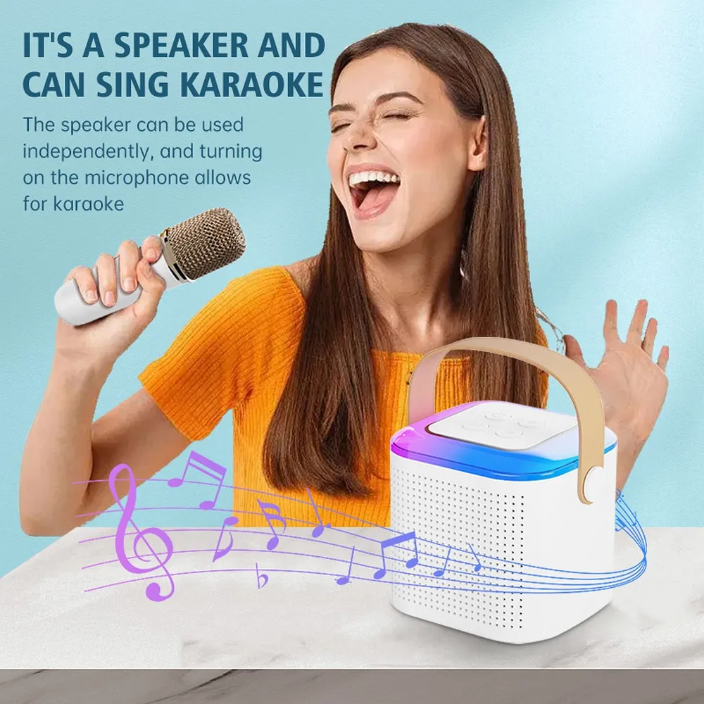 Mikrofon Zestaw karaoke LED Bluetooth Y1 rowy Honor 90 Lite / 4