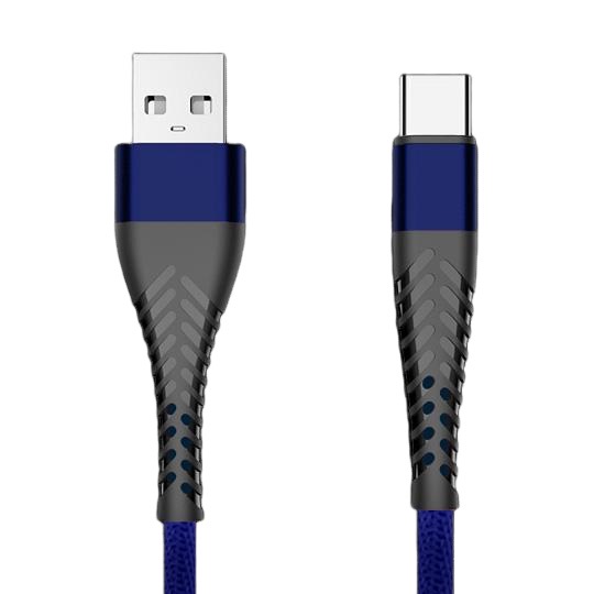 Kabel USB eXtreme Spider 3A 1m Typ-C niebieski Oppo Reno 8 Lite 5G