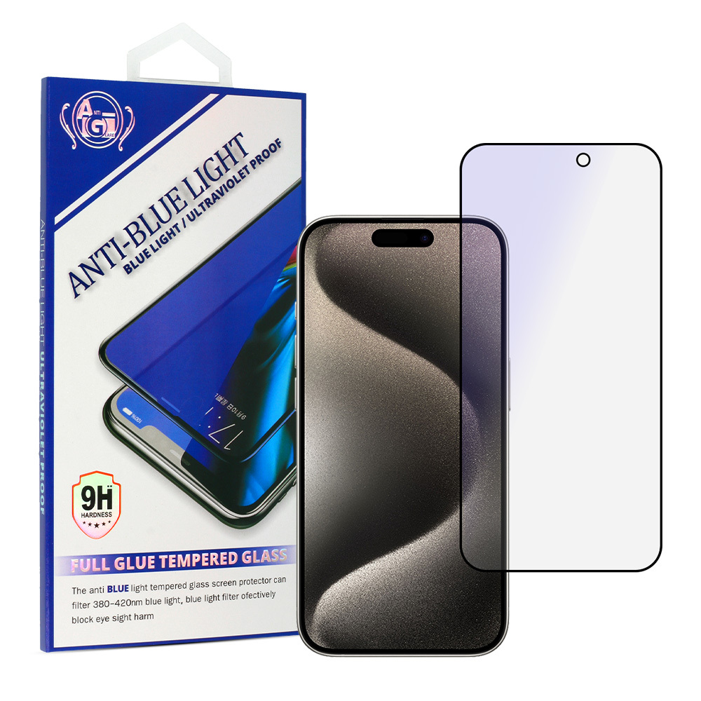 Szko hartowane Anti-Blue Glue APPLE iPhone 16 Plus