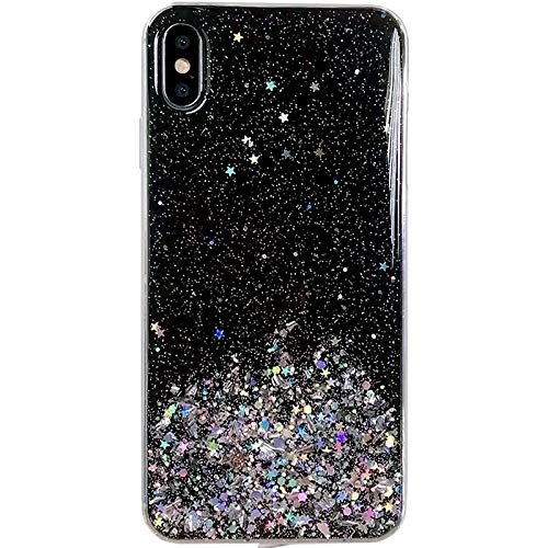 Pokrowiec etui silikonowe Wozinsky Star Glitter czarne APPLE iPhone 11 Pro