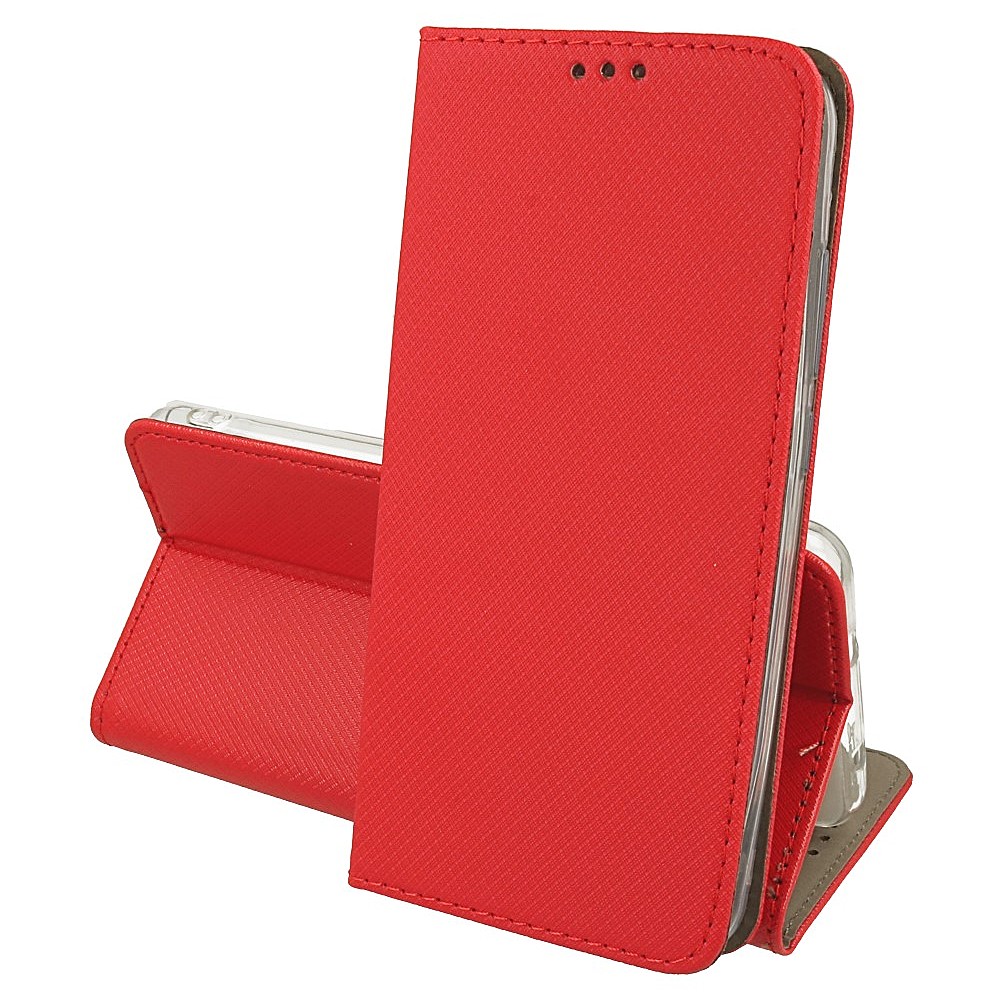 Pokrowiec etui z klapk Magnet Book czerwone APPLE iPhone 12