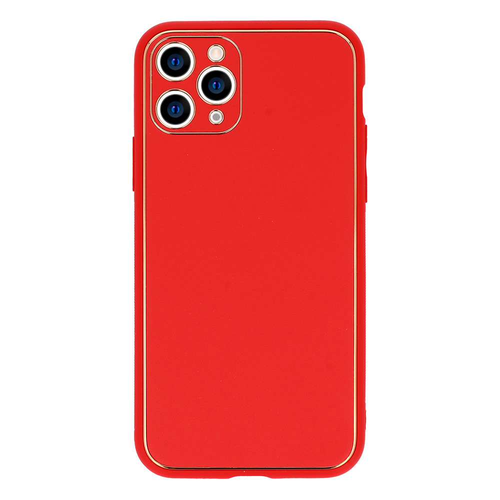 Pokrowiec etui silikonowe Luxury Case czerwone APPLE iPhone 14 Pro