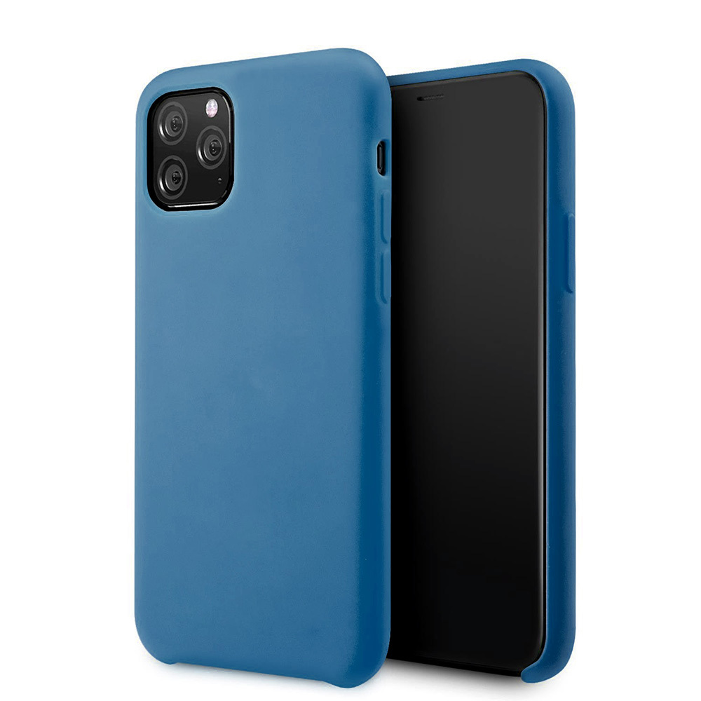 Pokrowiec etui Vennus Silicone Lite niebieskie APPLE iPhone 14 Pro