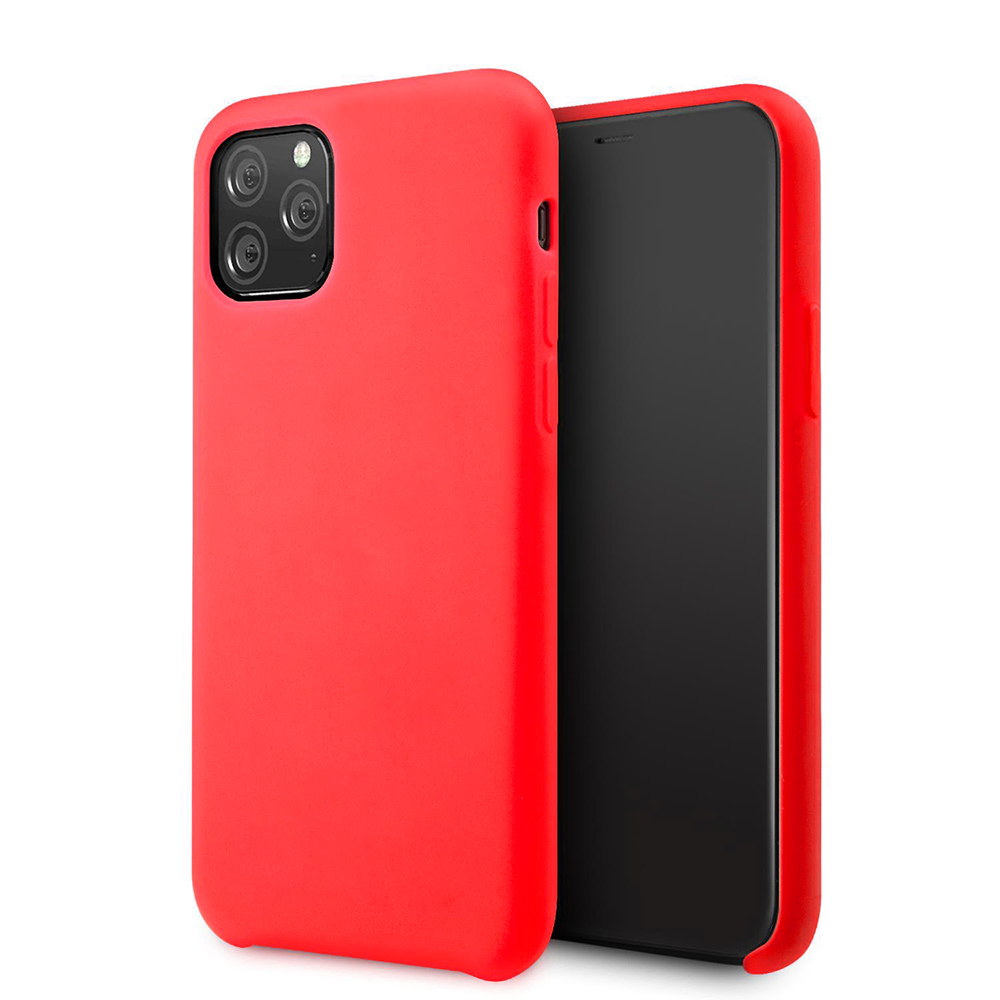 Pokrowiec etui Vennus Silicone Lite czerwone APPLE iPhone 14 Pro
