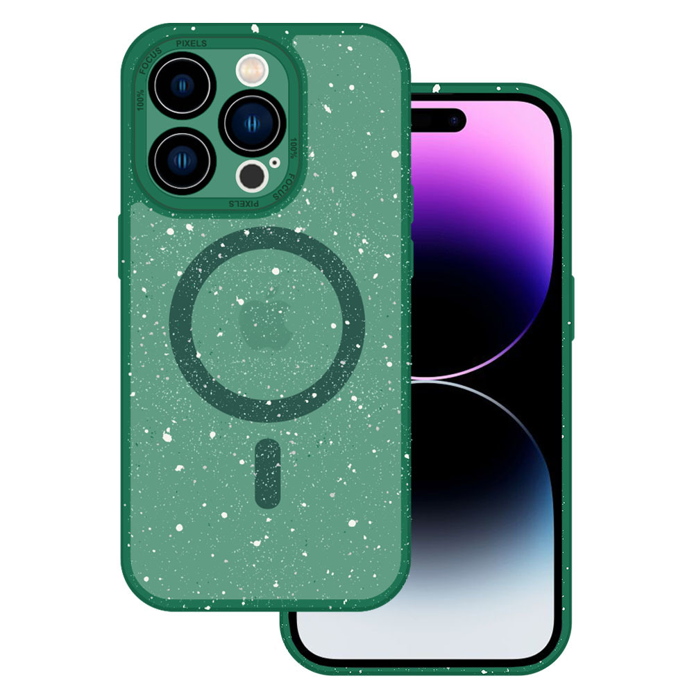 Pokrowiec etui Magnetic Splash Frosted Case zielony APPLE iPhone 14 Pro Max