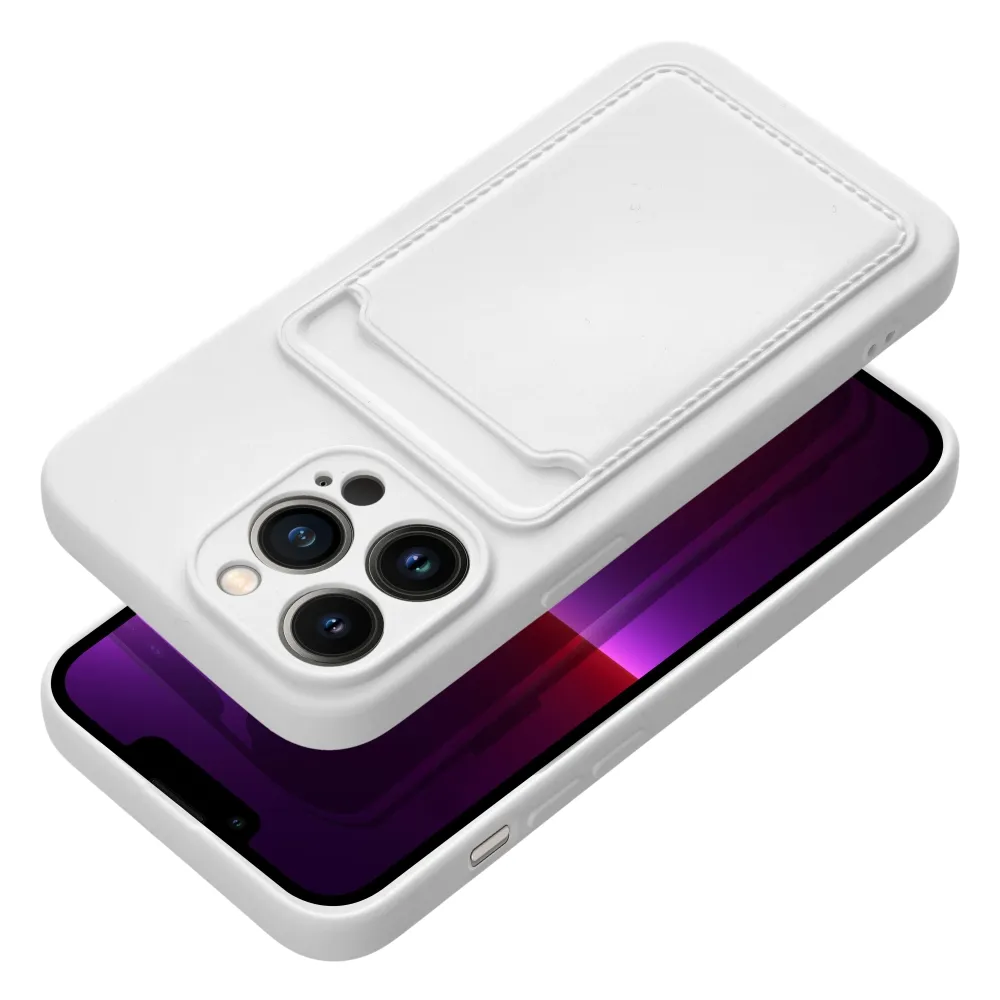 Pokrowiec etui silikonowe Card Case biae APPLE iPhone 15 Pro Max