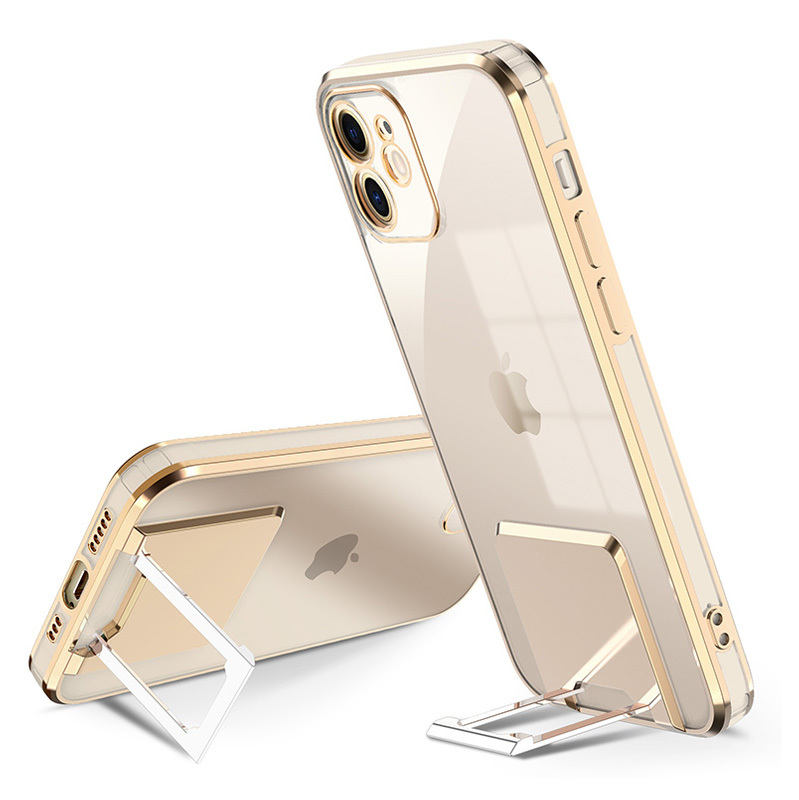 Pokrowiec etui silikonowe Tel Protect Kickstand Luxury Case zote APPLE iPhone SE 2022