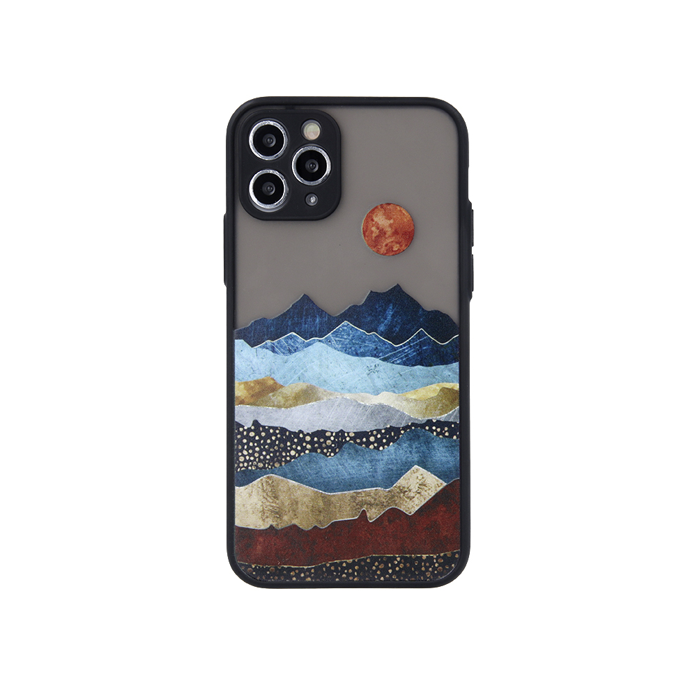 Pokrowiec etui silikonowe Landscape wzr 1 APPLE iPhone SE 3