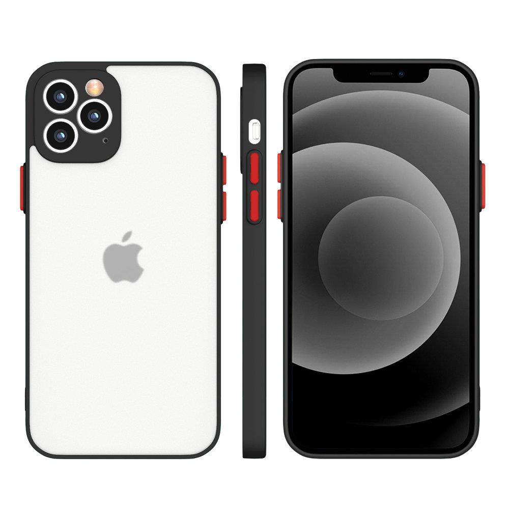 Pokrowiec etui silikonowe Milky Case czarne APPLE iPhone SE 3