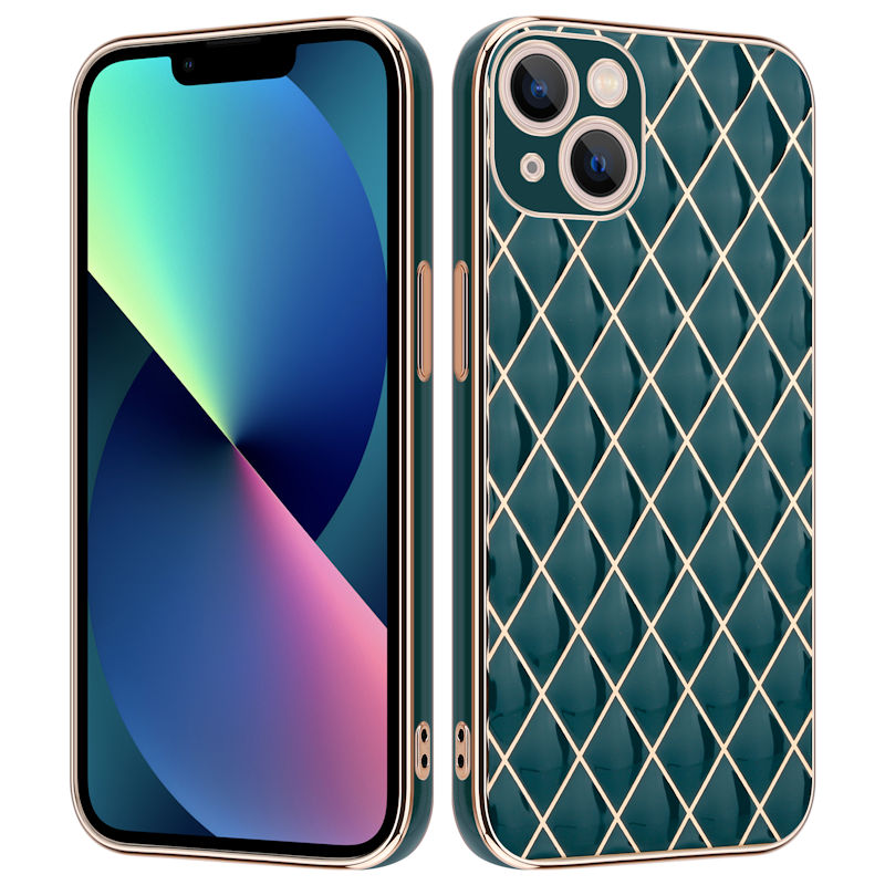Pokrowiec etui silikonowe MX Luxury zielone APPLE iPhone SE 3