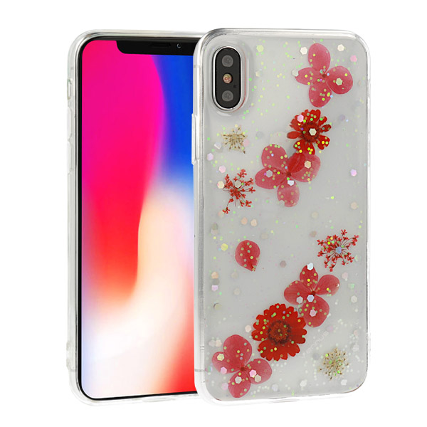 Pokrowiec etui back case Real Flower Julia APPLE iPhone XS