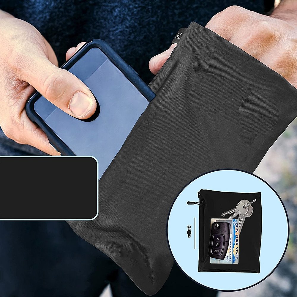 Pokrowiec Elastyczna opaska na rami do biegania Armband fitness czarna OnePlus 9 Pro / 2
