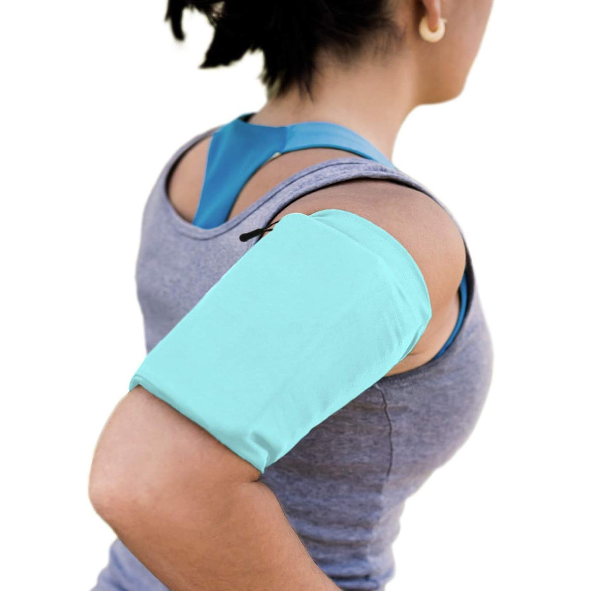Pokrowiec Elastyczna opaska na rami do biegania Armband fitness niebieska LG V10