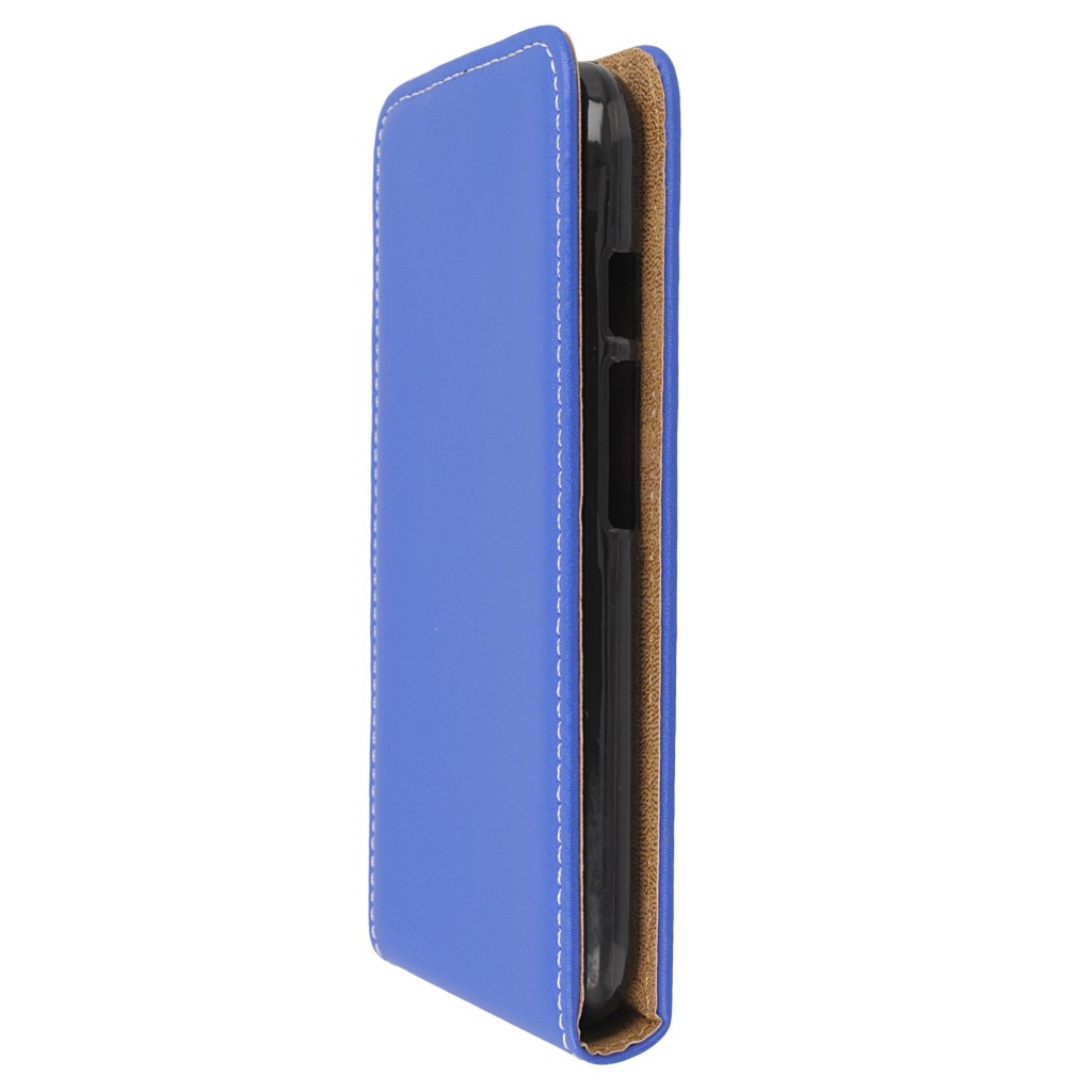 Pokrowiec z klapk na magnes Prestige Slim Flexi niebieski ALCATEL Pixi 4 5 cali 4050X / 6