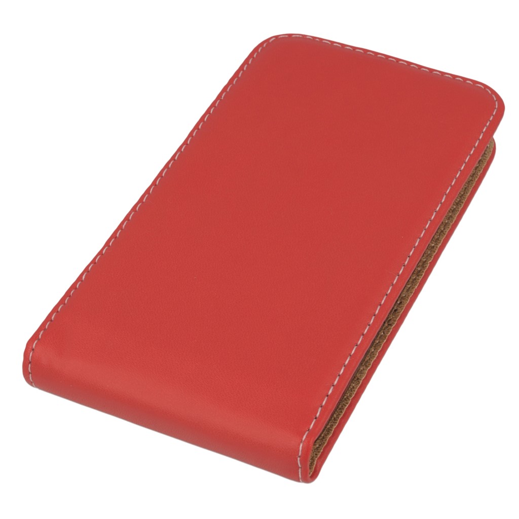 Pokrowiec z klapk na magnes Prestige Slim Flexi czerwony Allview C6 Quad 4G / 3