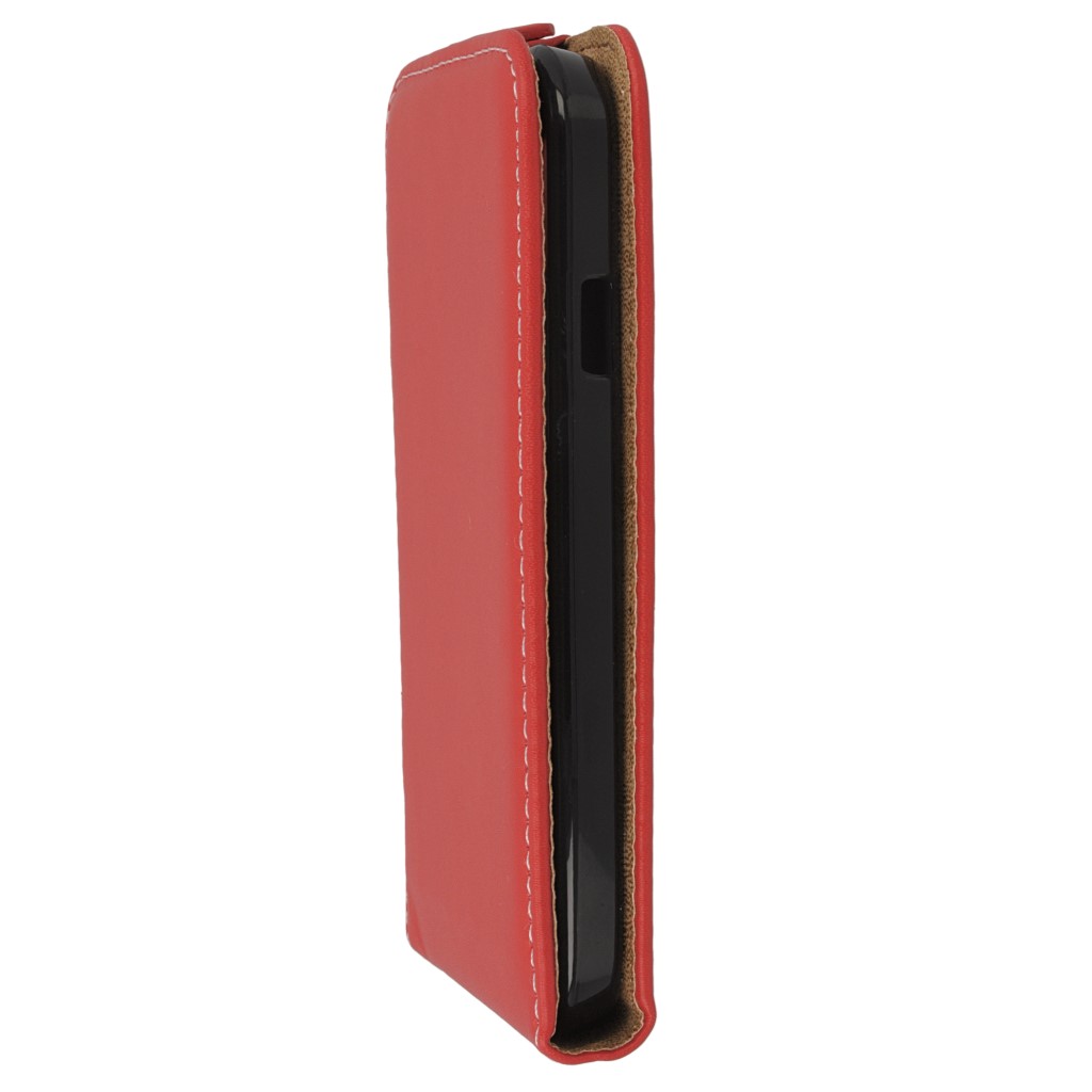 Pokrowiec z klapk na magnes Prestige Slim Flexi czerwony Allview C6 Quad 4G / 6