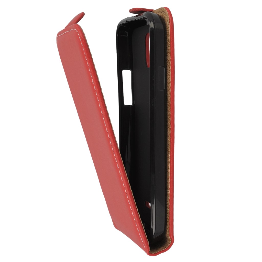 Pokrowiec z klapk na magnes Prestige Slim Flexi czerwony Allview C6 Quad 4G / 7