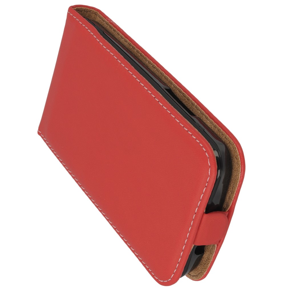 Pokrowiec z klapk na magnes Prestige Slim Flexi czerwony Allview C6 Quad 4G / 8