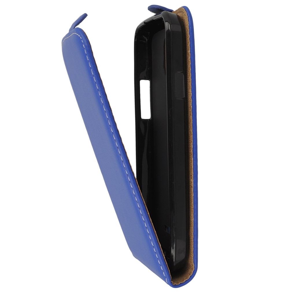 Pokrowiec z klapk na magnes Prestige Slim Flexi niebieski Allview C6 Quad 4G / 7