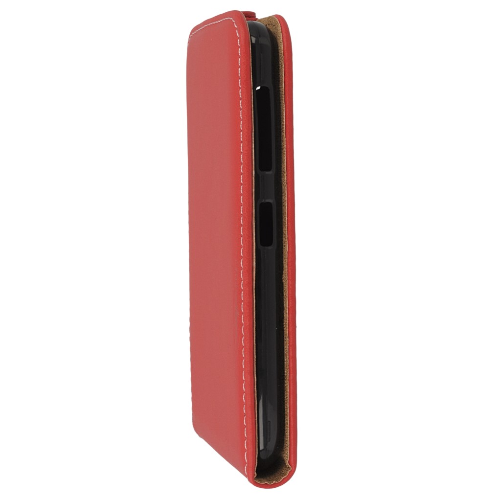 Pokrowiec z klapk na magnes Prestige Slim Flexi czerwony Allview Viper i4G / 6