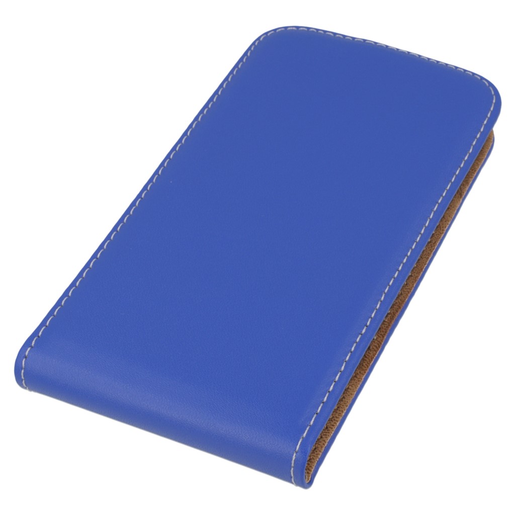 Pokrowiec z klapk na magnes Prestige Slim Flexi niebieski Allview Viper i4G / 3