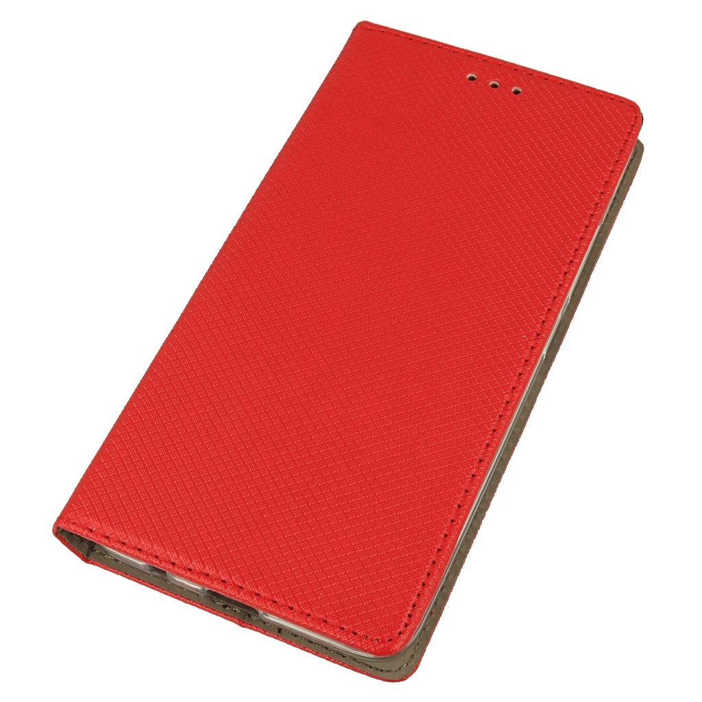 Pokrowiec etui z klapk Magnet Book czerwone ALCATEL 3C / 3