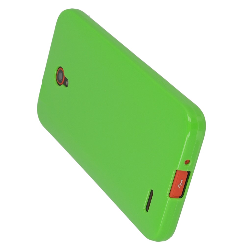 Pokrowiec silikonowe etui BACK CASE zielone ALCATEL One Touch Go Play / 5