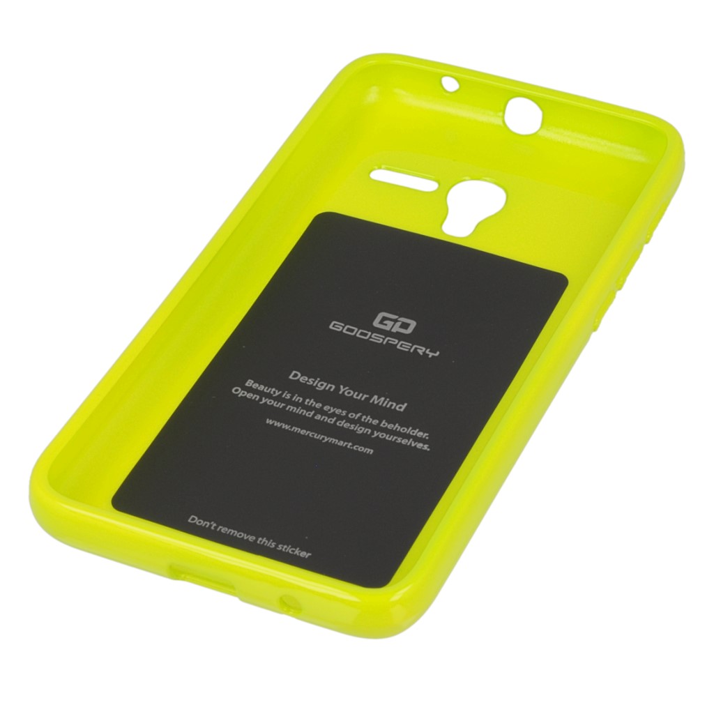 Pokrowiec etui silikonowe Mercury JELLY CASE limonkowe HTC One A9 / 3