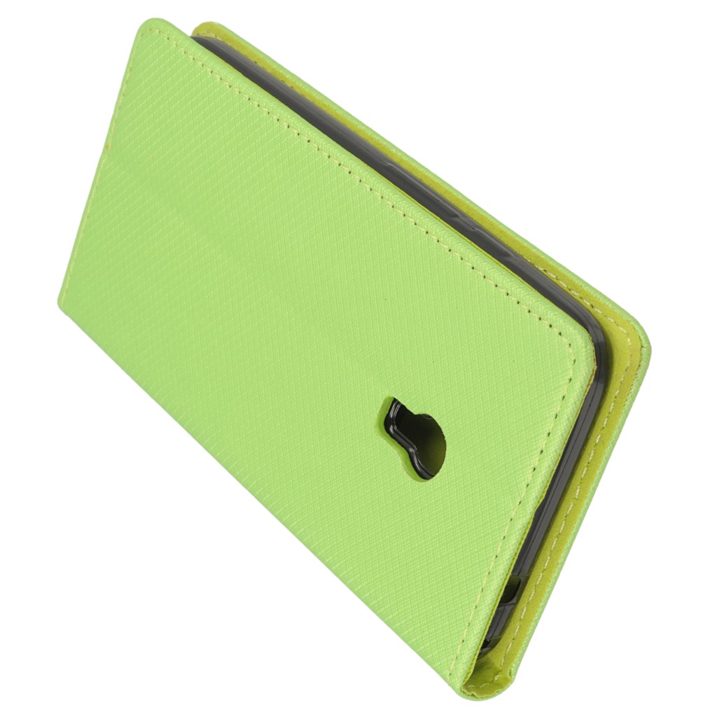 Pokrowiec etui z klapk Magnet Book zielone ALCATEL Pixi 4 5 cali 4050X / 4
