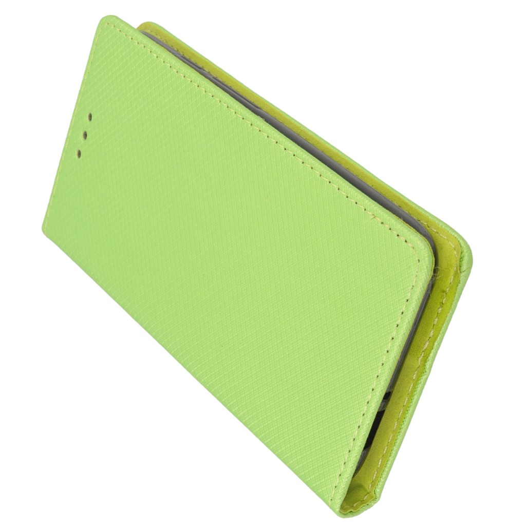 Pokrowiec etui z klapk Magnet Book zielone ALCATEL Pixi 4 5 cali 4050X / 5