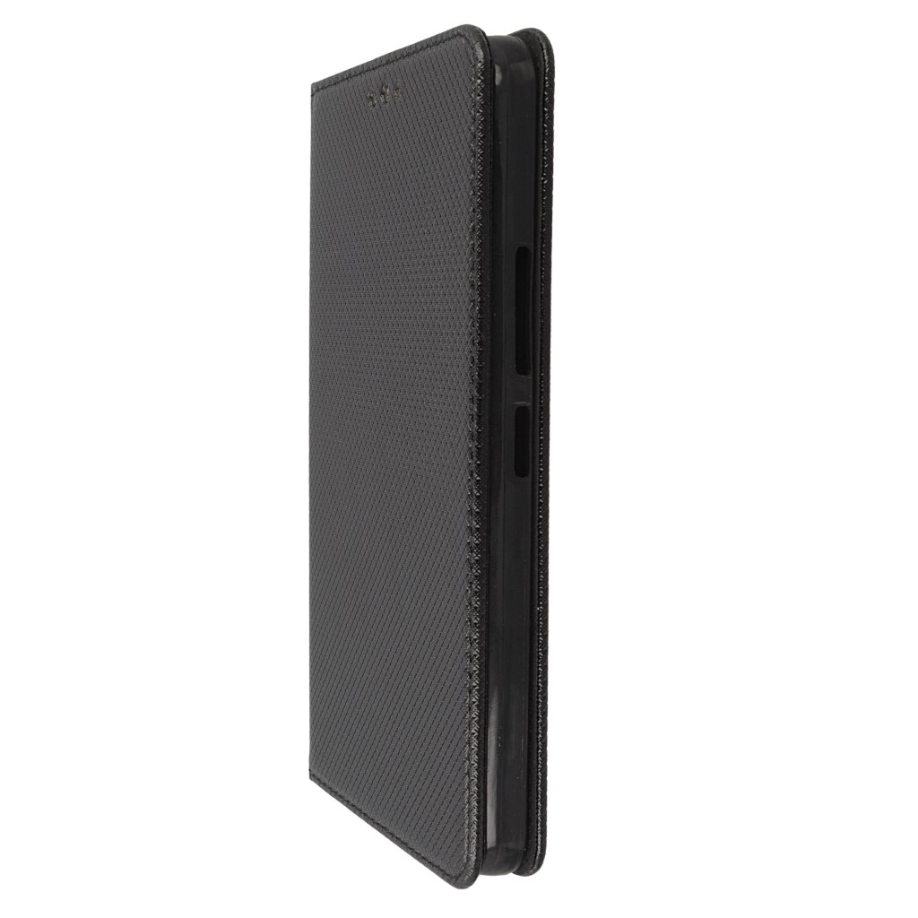 Pokrowiec etui z klapk Magnet Book czarne ALCATEL Pixi 4 6 cali 8050D / 6