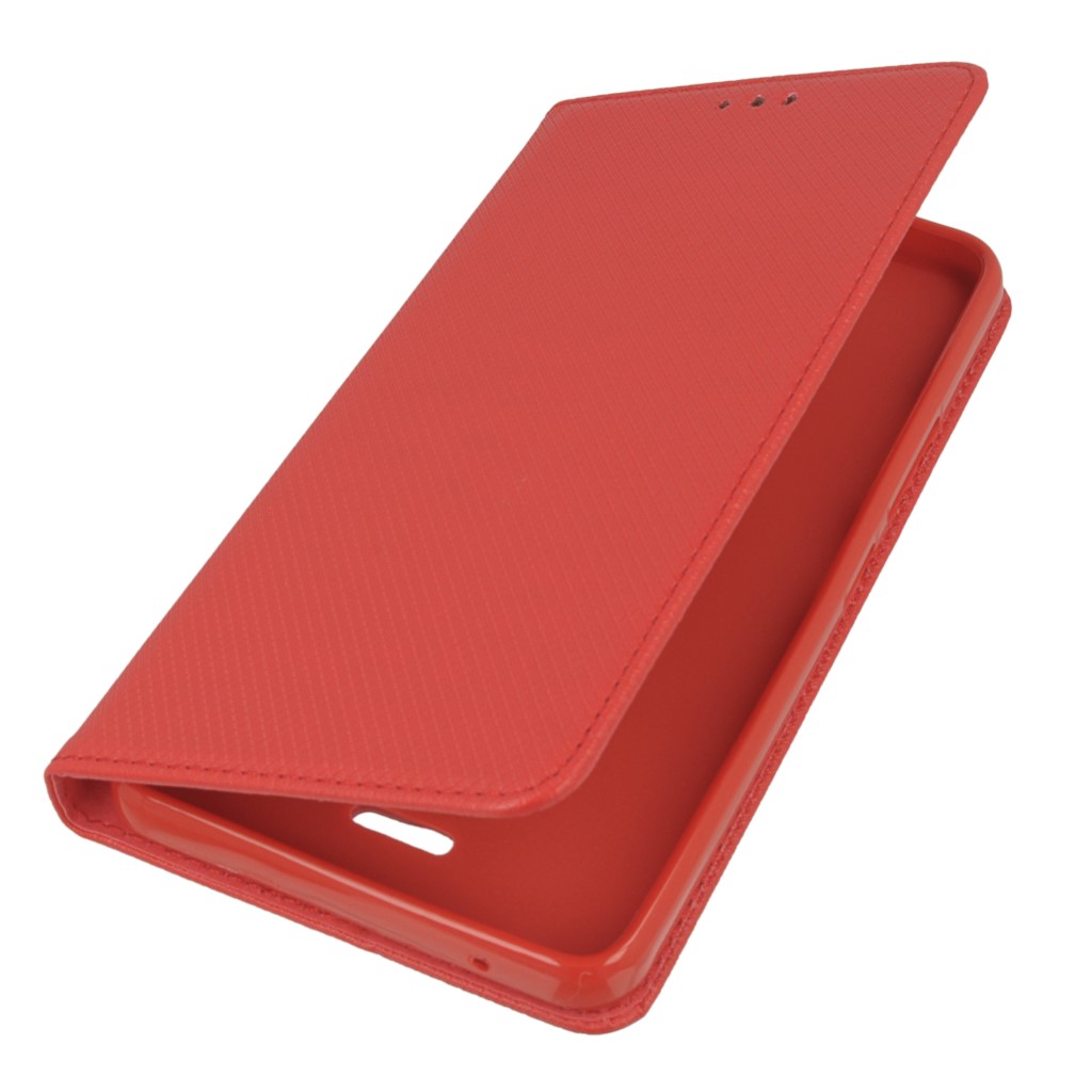 Pokrowiec etui z klapk Magnet Book czerwone ALCATEL Pixi 4 6 cali 8050D