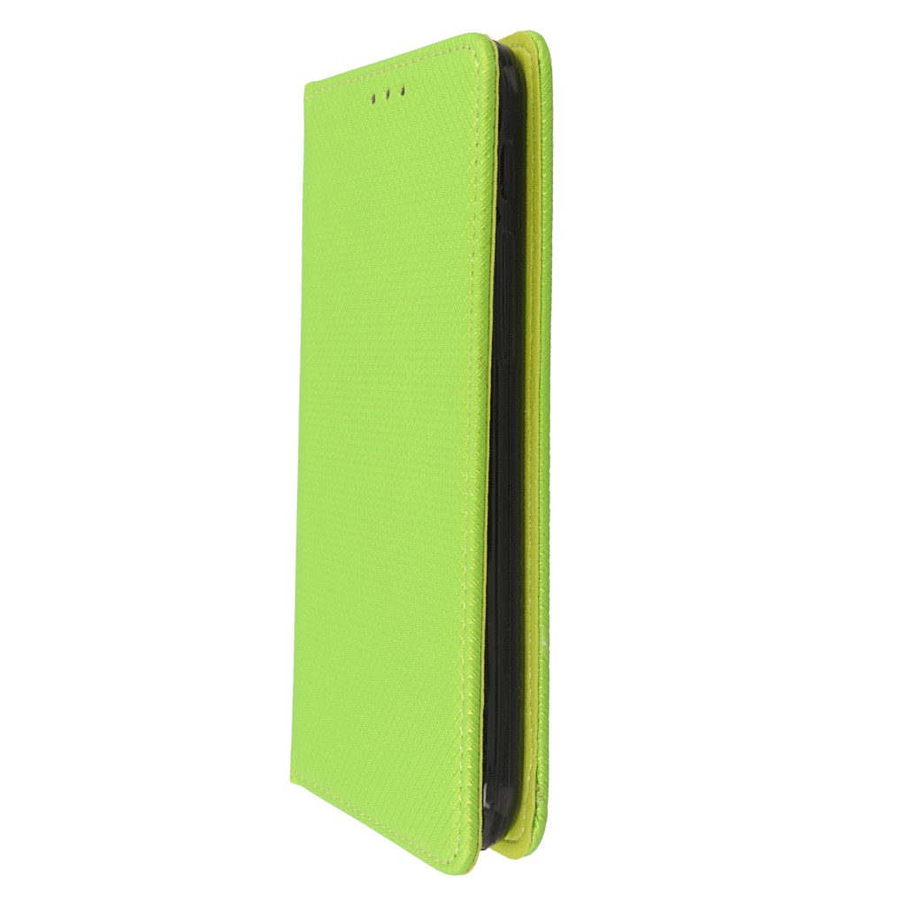 Pokrowiec etui z klapk Magnet Book zielone ALCATEL Shine Lite / 5