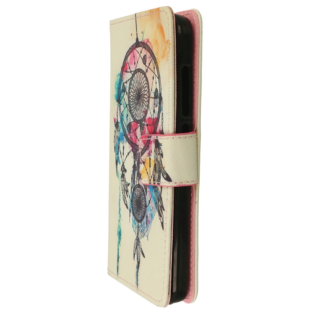 Pokrowiec etui portfelowe Wallet Design �apacz Sn�w Boho ALCATEL U5 3G / 4