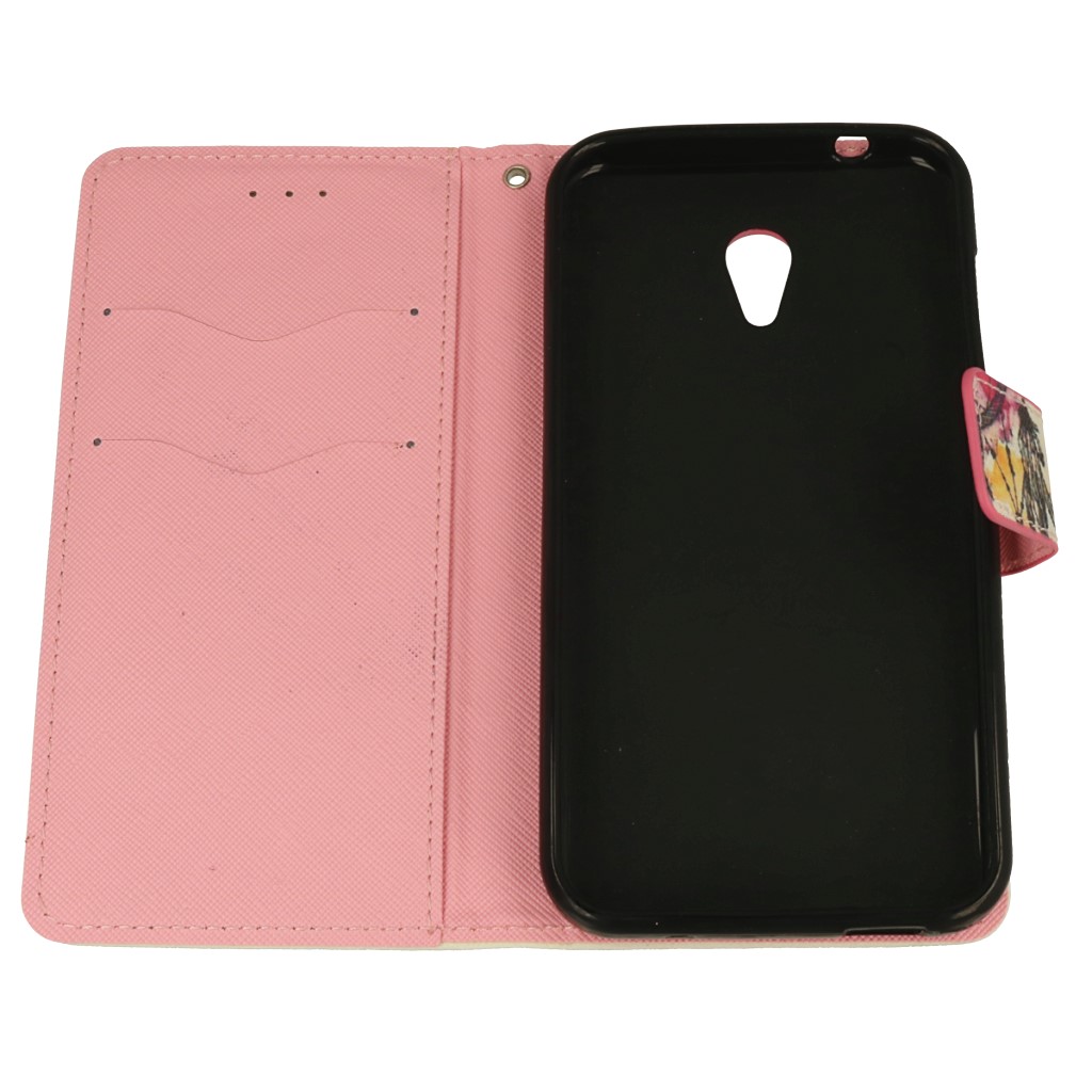 Pokrowiec etui portfelowe Wallet Design �apacz Sn�w Boho ALCATEL U5 3G / 6