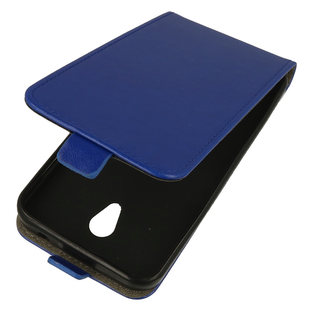 Pokrowiec z klapk na magnes Prestige Slim Flexi niebieski ALCATEL U5 3G