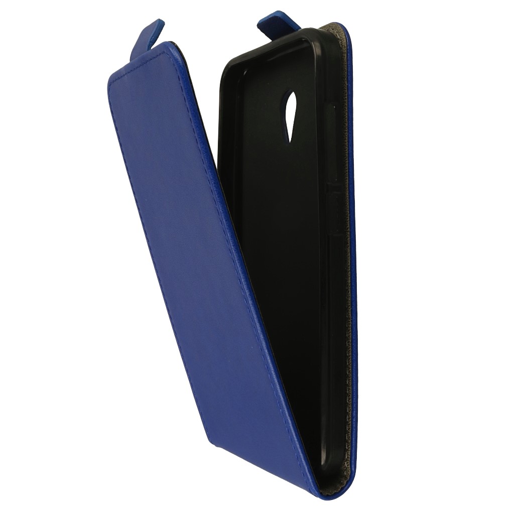 Pokrowiec z klapk na magnes Prestige Slim Flexi niebieski ALCATEL U5 3G / 5