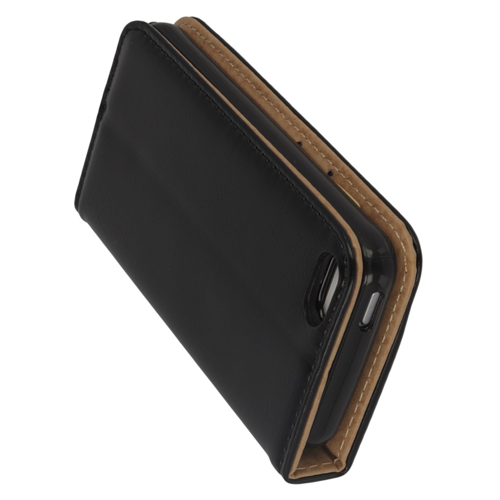 Pokrowiec etui skrzane Flexi Book Special czarne Xiaomi Redmi Note 4X / 5