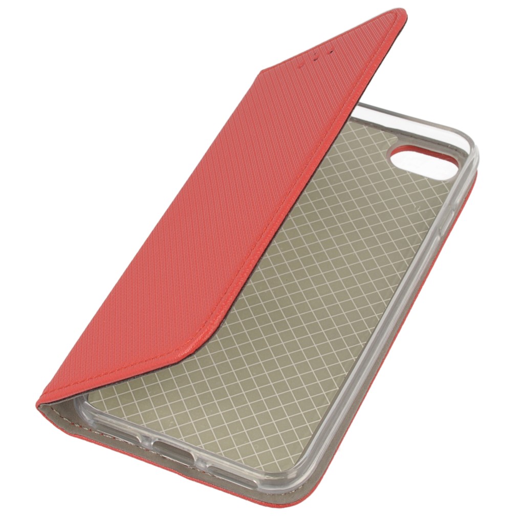 Pokrowiec etui z klapk Magnet Book czerwone APPLE iPhone 7