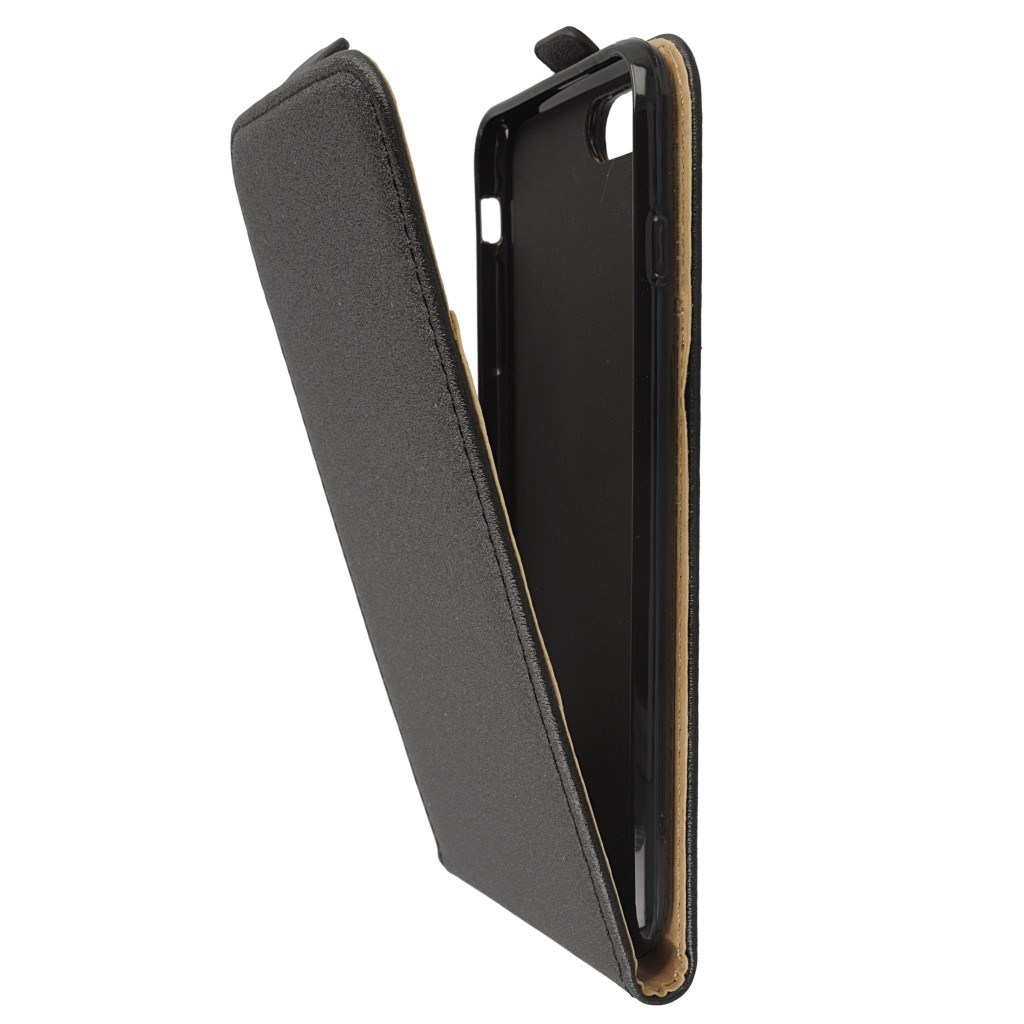 Pokrowiec z klapk na magnes Prestige Slim Flexi czarny APPLE iPhone 7 Plus / 8