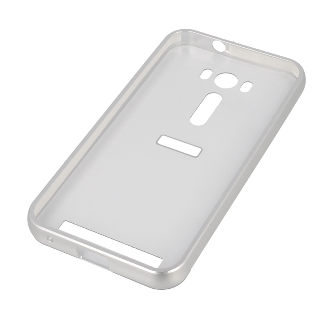 Pokrowiec etui bumper srebrny ASUS ZenFone 2 Laser 5.0 / 3