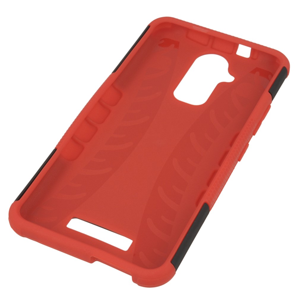 Pokrowiec etui pancerne Hybrid Case czerwony ASUS Zenfone 3 Max ZC520TL / 3