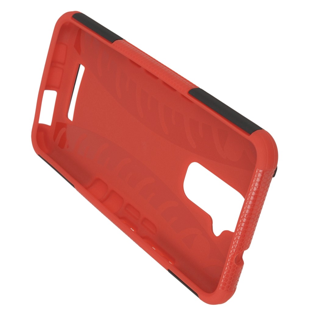 Pokrowiec etui pancerne Hybrid Case czerwony ASUS Zenfone 3 Max ZC520TL / 4